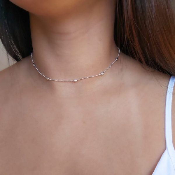 CHOKER MINI BOLINHAS CURTO 40091